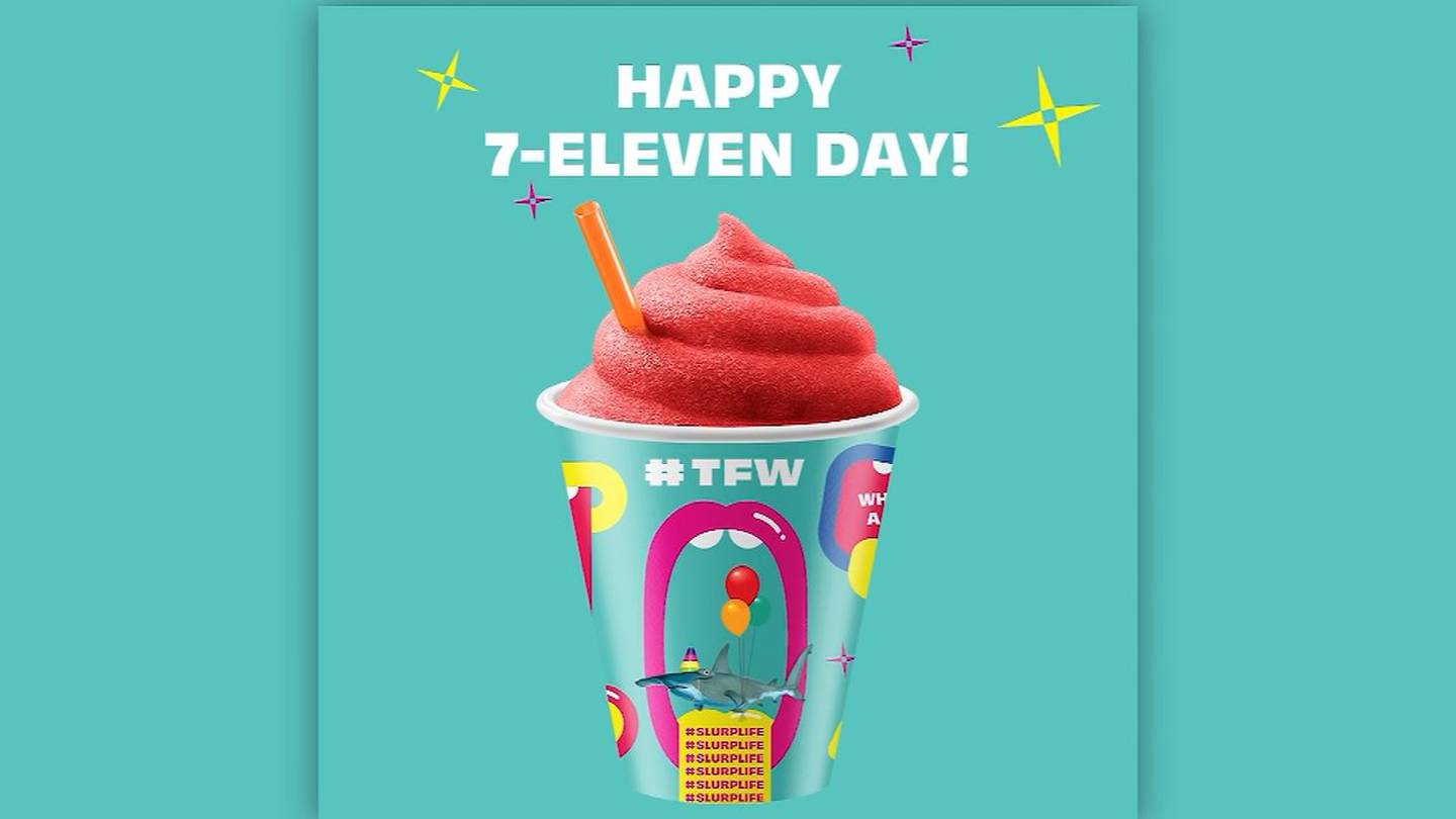 Free Slurpees at 7Eleven Thursday Action News Jax