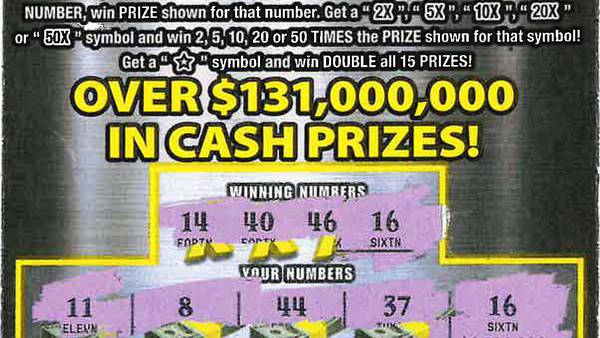 Putnam County man wins $1 million on $5 scratch-off bought in St. Augustine