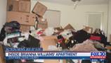 Brianna Williams apartment filled with garbage and boxes