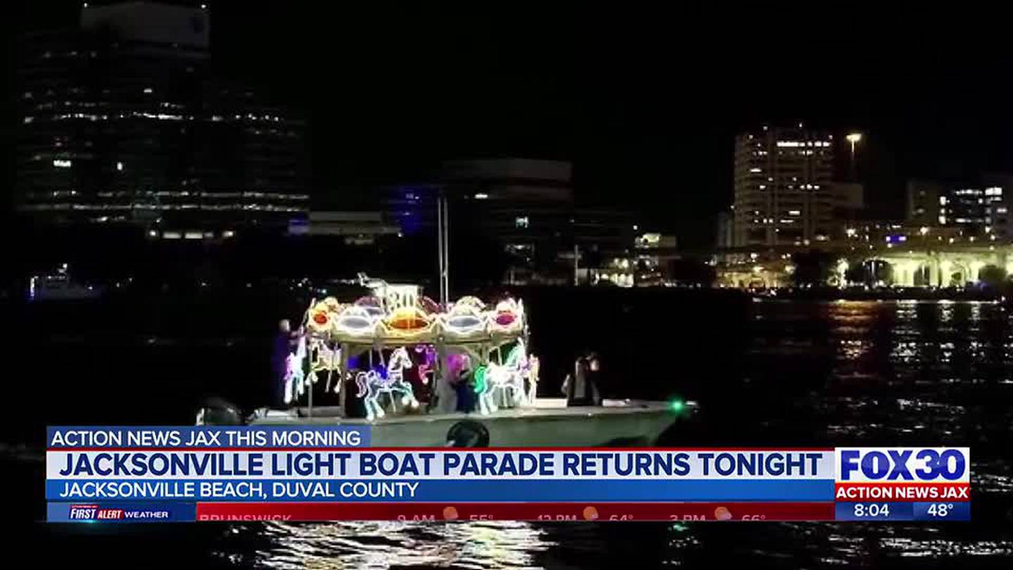 Light boat parade returns tonight Action News Jax