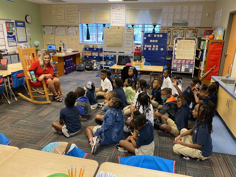 Action News Jax’s Chandler Morgan got to read to the first grade class at the YMCA Tiger Academy on Tuesday morning!