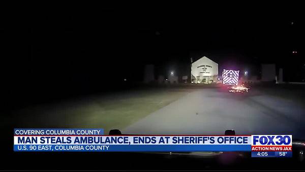 Man steals ambulance, ends up at Columbia County Sheriff’s Office operations center