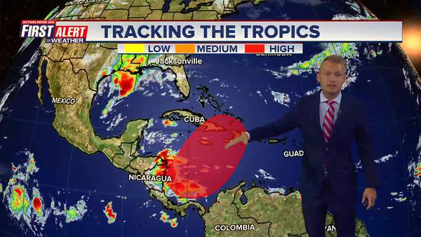 Monitoring the Caribbean; Texas storm could bring rain as it moves over Florida