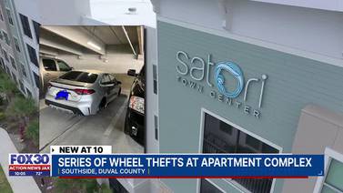 Neighbors at Satori Town Center apartments woke up to find the tires stolen off of their cars