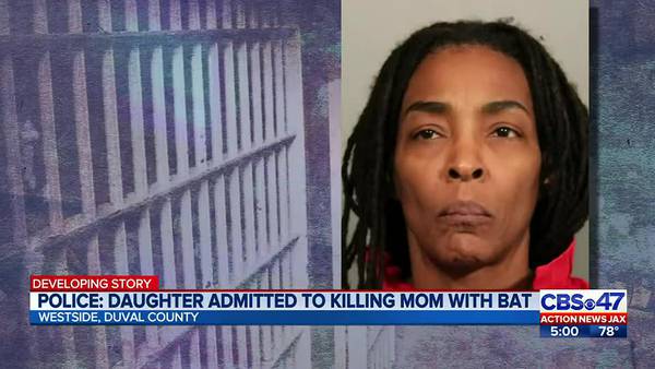 Jacksonville woman admits to killing elderly mother with metal baseball bat, police say