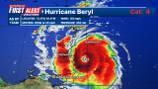 First Alert Weather: Hurricane Beryl makes landfall just shy of Category 5 status