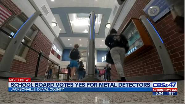 Duval County School Board approves metal detectors for all 19 of the district’s high schools