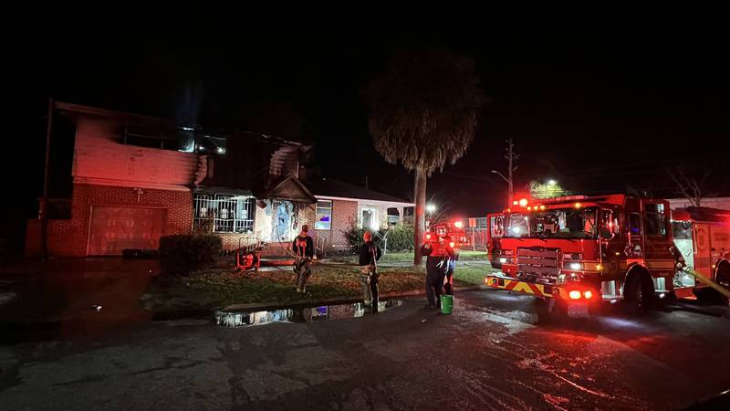 JFRD: Three injured and house destroyed in north Jacksonville fire