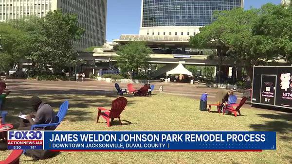 Jacksonville’s James Weldon Johnson Park being remodeled after 47 years