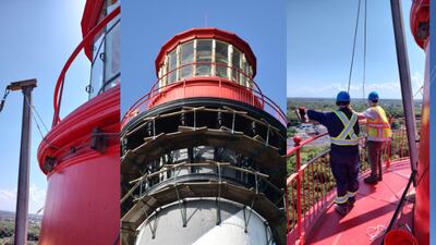 PHOTOS: St Augustine Lighthouse undergoes major restoration 