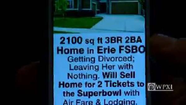 Steelers fan puts Broncos fan's house up for sale in prank ad