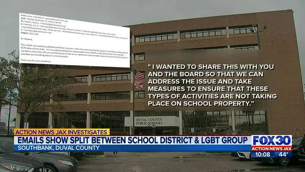 Emails show split between school district & LGBT group
