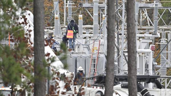 Equipment damaged in shootings at North Carolina substations fixed, Duke Energy says