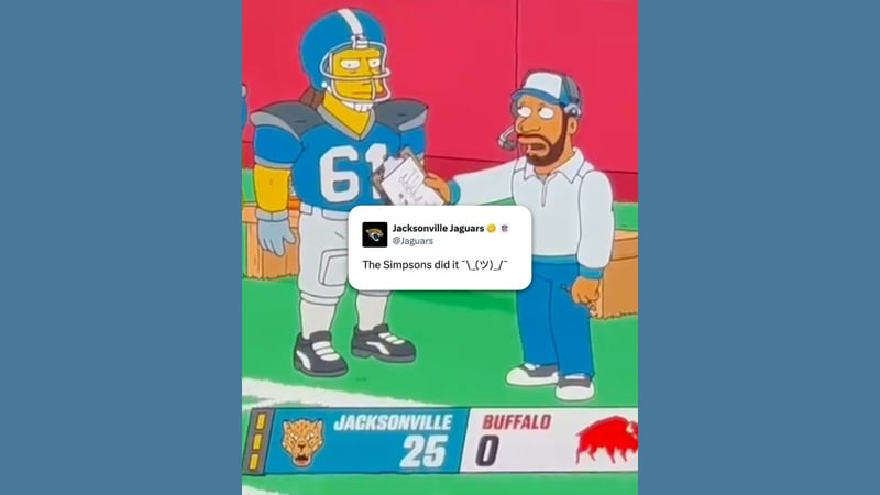 Jags get love from The Simpsons