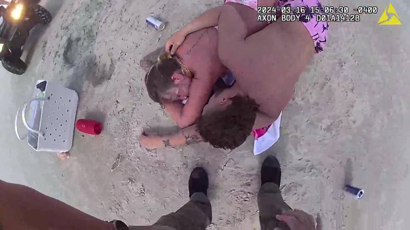Deputies: Georgia couple found asleep, surrounded by alcohol, as kids wander away on Daytona Beach