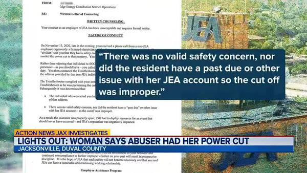 Investigation: JEA duped into cutting power at woman’s home by jilted lover