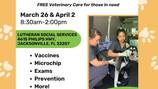 Jacksonville Humane Society to offer free veterinary care at Lutheran Social Services