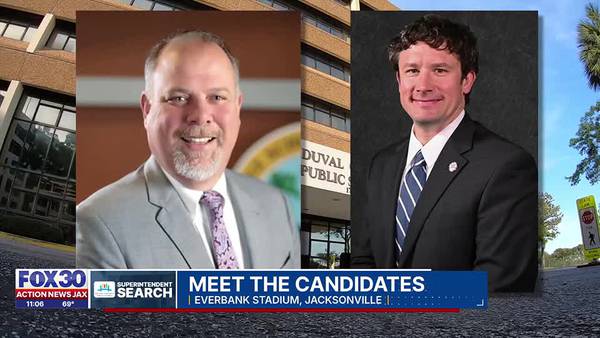 Dozens show up to EverBank Stadium to meet DCPS Superintendent finalists
