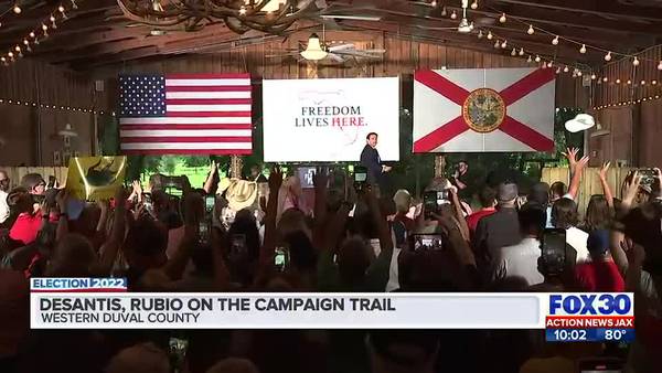DeSantis, Rubio hit the campaign trail with event at Jacksonville’s Diamond D Ranch