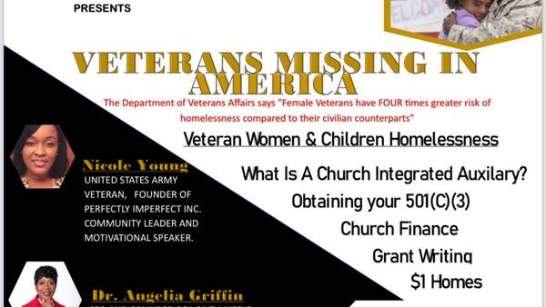 Local nonprofit hosts event to help homeless women veterans and children obtain housing