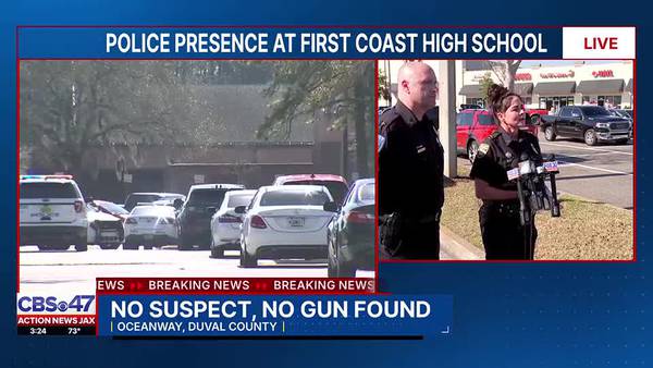 911 call from person saying they were armed in First Coast High bathroom was likely hoax, police say
