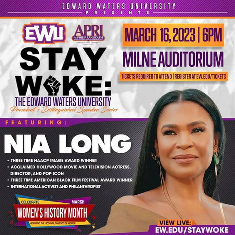 Nia Long will be at Edward Waters University in March.