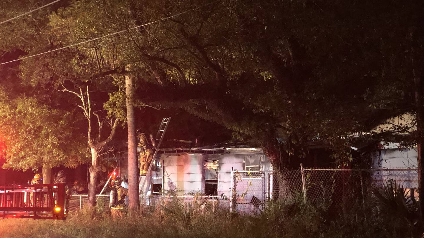 Jacksonville fire crews battle overnight house fire Action News Jax