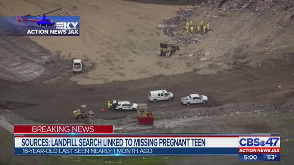 Sources: Landfill search linked to missing pregnant teen