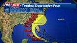Tracking the Tropics: Tropical Depression #4 forms