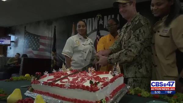 Naval Station Mayport lifts service members' spirits with annual Christmas dinner