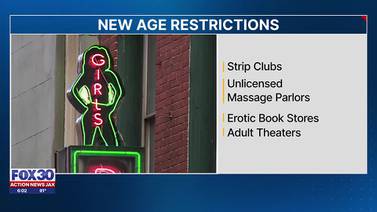 21 & up: Jacksonville’s stripper age restriction goes statewide
