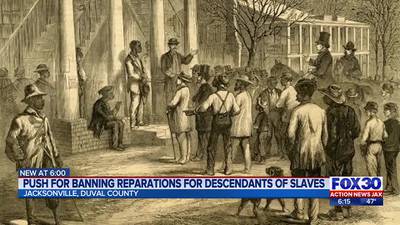 Florida lawmakers pitch Constitutional amendment to ban slavery reparations