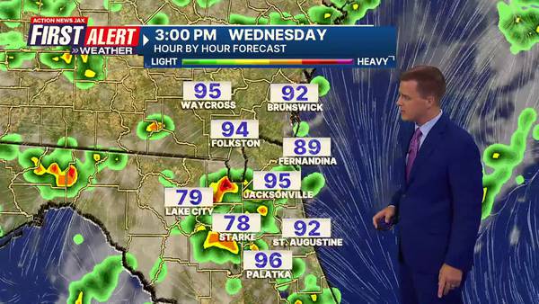 First Alert Weather: More heavy downpours this afternoon