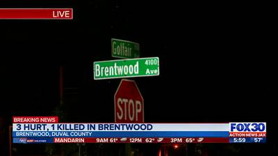 Three shot and one dead after shooting in Brentwood