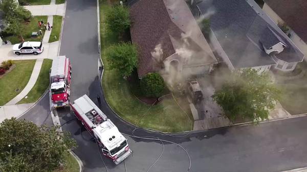 Under investigation; St. Johns County house fire reportedly started ‘jumping from a car’