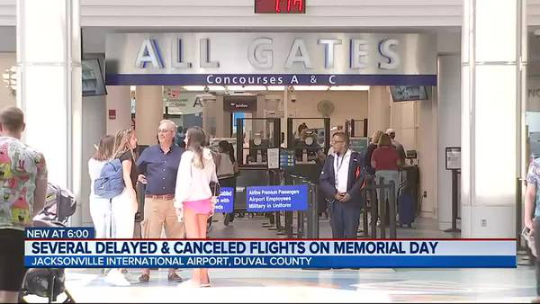 Travelers see flight cancelations at Jacksonville International Airport