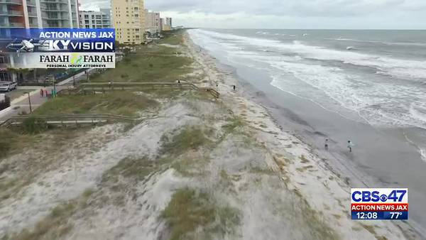 Jacksonville Beach Ocean Rescue urges people to stay away from the dunes and out of the water