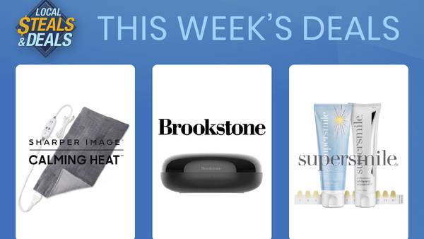 Local Steals and Deals: Gifts from Brookstone, Calming Heat by Sharper Image, and Supersmile