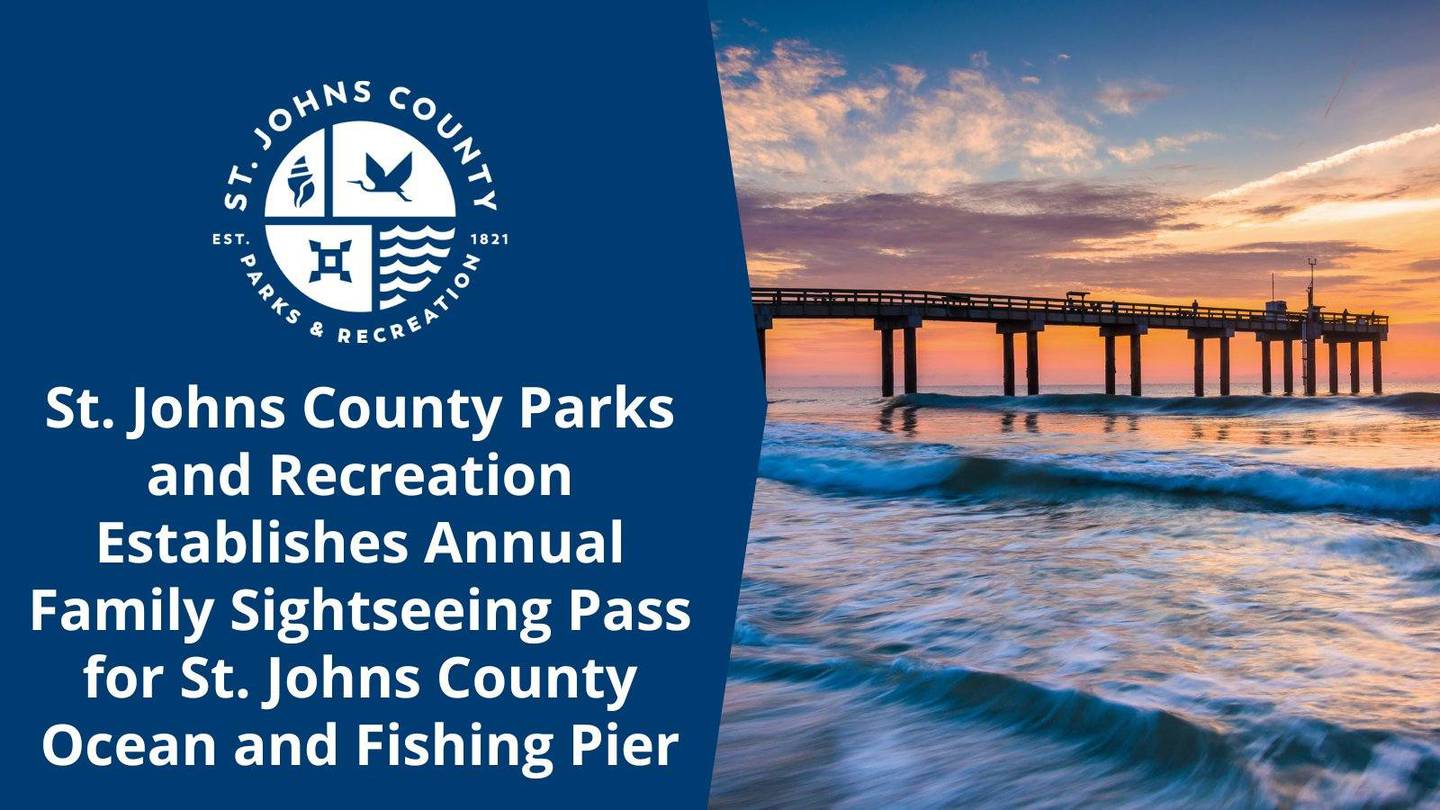 St. Johns County Parks and Recreation reveals annual family sightseeing  pass for ocean, fishing pier – Action News Jax