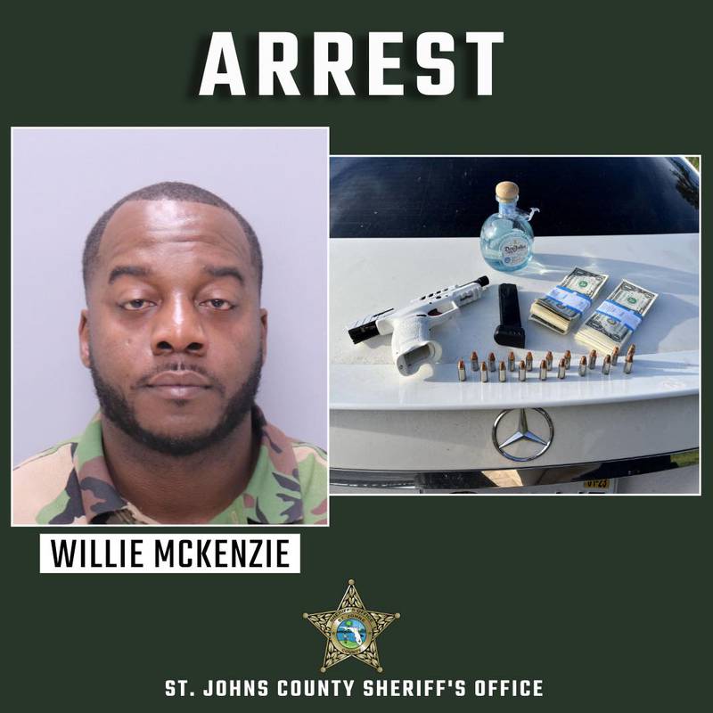 Willie McKenzie, arrested for DUI in St. Johns County