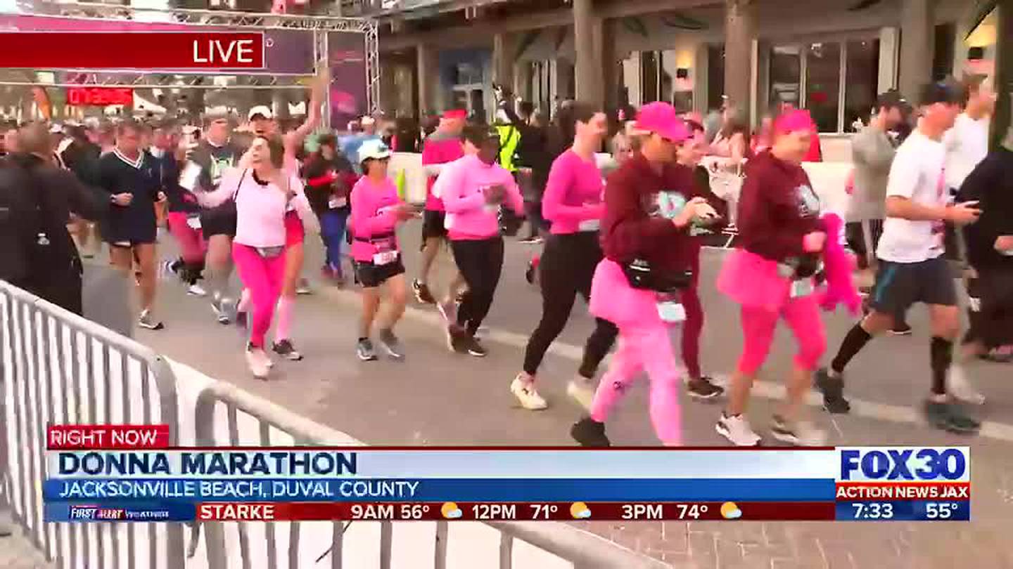 16th annual DONNA Marathon kicks off Action News Jax