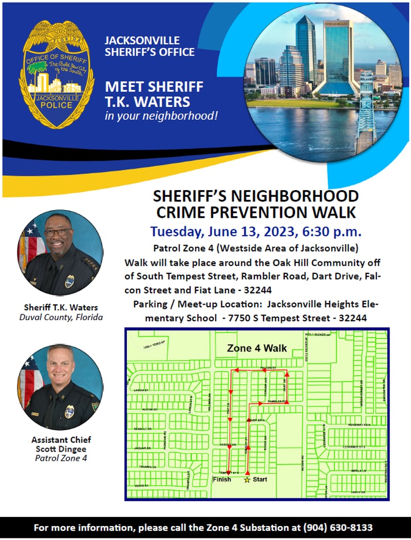 This is an opportunity for the members of the community to talk with the Sheriff and his Staff about crime in their area.
