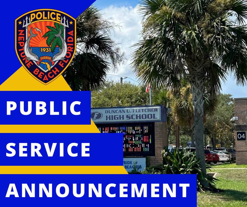 Neptune Beach police investigating gun tip at Fletcher High