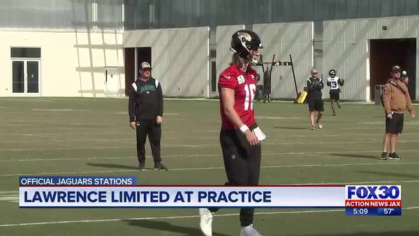 Jaguars optimistic for Sunday as Lawrence and Kirk both return to practice