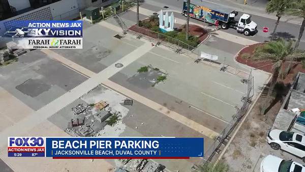 Beach pier parking