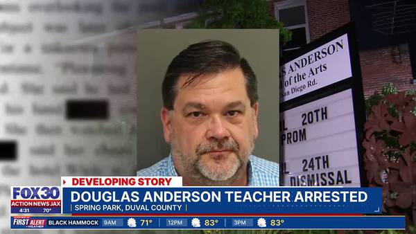 Douglas Anderson teacher arrested