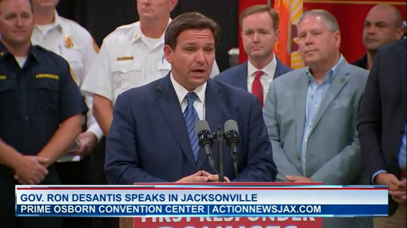 Florida Gov. Ron DeSantis announced on Monday, Sept. 12, 2022, another round of bonuses for first responders.
