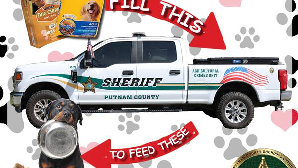 Help stuff the truck to support dogs in need at Putnam County Animal Control