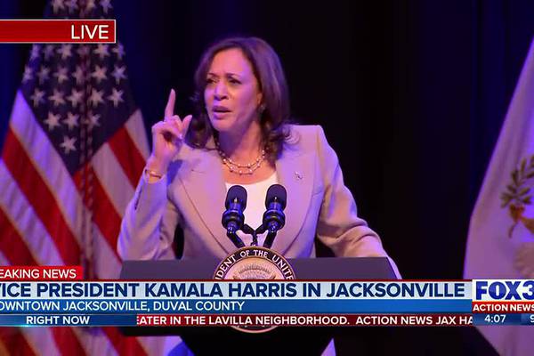 FULL VIDEO: Vice President Kamala Harris speaks in Jacksonville