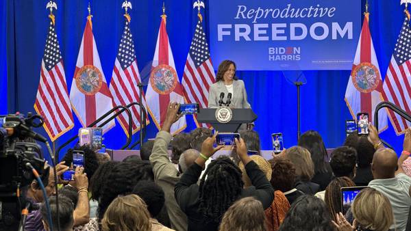 VP Kamala Harris visits Jacksonville, characterizes abortion rights debate as ‘fight for freedom’